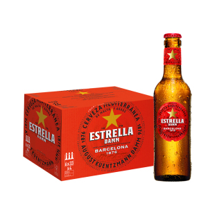 星达露地中海式拉格黄啤酒330ml 原瓶进口整箱啤酒 礼盒年货送礼