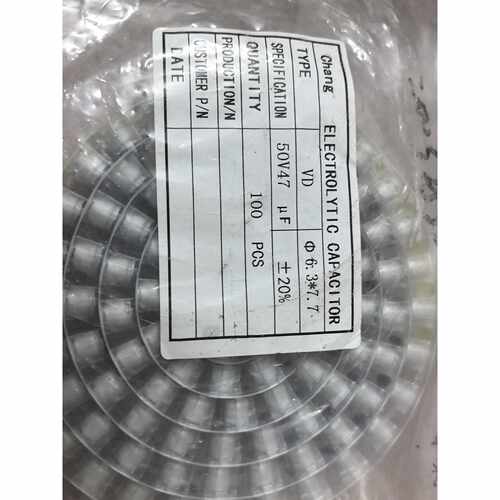 询价贴片电解电容，一盘100只，50V 47uF，尺寸6