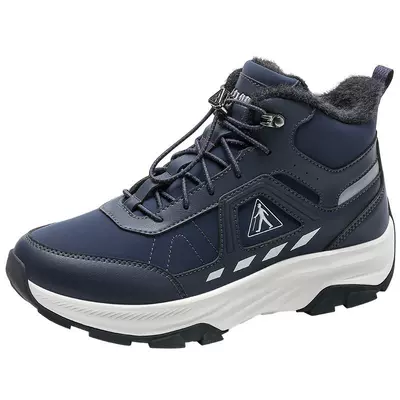 足力健旗舰店2025年冬季新款中老年保暖鞋石墨烯加绒休闲爸爸棉鞋