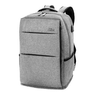 艾飞尼迪专利减负商务休闲防泼水青年纯色牛津纺旅行双肩电脑背包