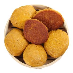 东北玉米面大饼子手工窝窝头大饼子早餐面食粗粮大馒头锅贴糕点