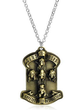 欧美流行摇滚乐队周边潮流项链