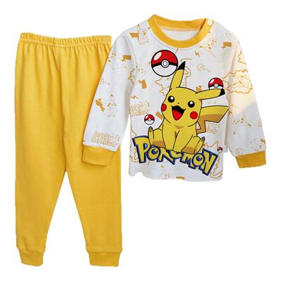 儿童纯棉睡衣秋冬秋衣秋裤套装