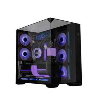 包豪斯O11Vision Compact海景房台式电脑机箱AMD 9850X3D游戏主机