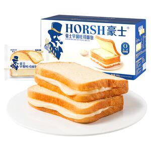豪士早餐吐司面包夹心整箱