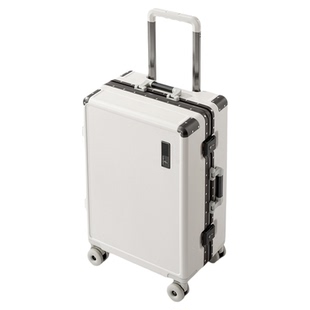 袋鼠大人可坐行李箱密码结实耐用加厚大容量26寸纯pc材质拉杆24男