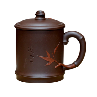 六折纯全手工高档紫砂杯 凌云 高工周小明正品老紫泥办公茶杯高档