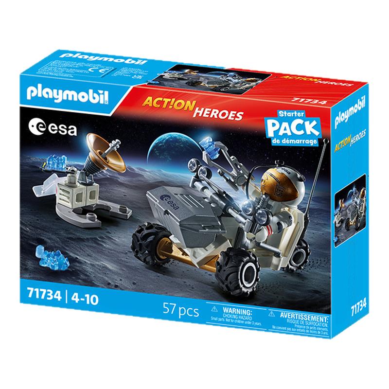 PLAYMOBIL摩比世界儿童玩具太空任务火箭益智拼装玩具塑料71734