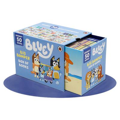 布鲁伊绘本 Bluey 小蓝狗布鲁伊50册 英文原版绘本 Bluey's Big Bumper Box of Books 50个小故事 幼儿童亲子共读英语启蒙图画书