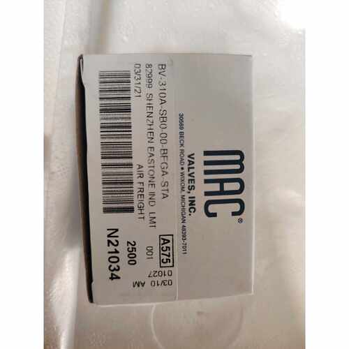 溢价-MAC电磁阀子弹阀BV310A-SB0-00-BEGA-