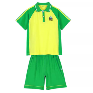 广州番禺区小学生校服男女运动套装纯棉夏季短袖上衣短裤长裤夏装