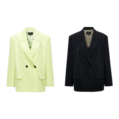 【舒适弹性】G2000女装2025秋商场同款柔软舒适宽松休闲西服外套