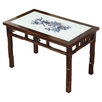 饭店碳化桌椅饭店实木雕花岩板