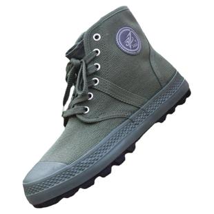 正品3537新式耐磨劳保鞋防滑黄胶鞋男女工作劳动帆布夏季透气高帮