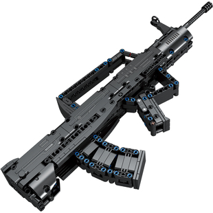 益智拼装AK47发射积木枪玩具男孩女孩子98K拼图儿童礼物2026新款
