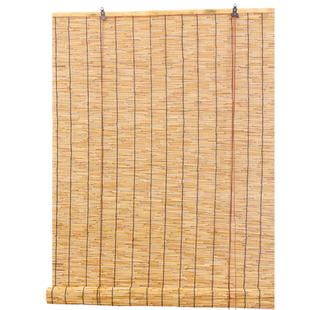 芦苇帘子竹帘卷帘门帘遮阳窗帘草帘子墙面装饰吊顶隔断帘升降遮光