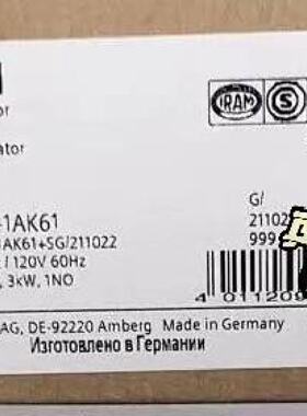 3RT2015-1AK61 全新原装正品 标价议价