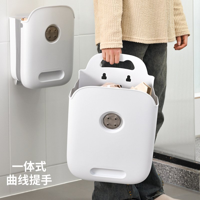 脏衣篓脏衣服收纳衣服篮卫生间家用筐壁挂可折叠收纳放篮洗衣阳台