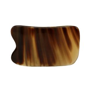 颈部刮痧板腿部淋巴脖子背部全身通用大号天然牛角厚脸部美容神器