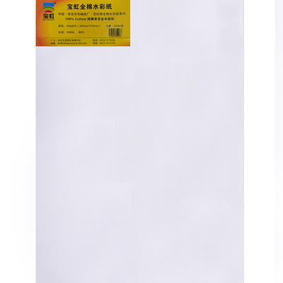 保定宝虹水彩纸300g全开半开画纸