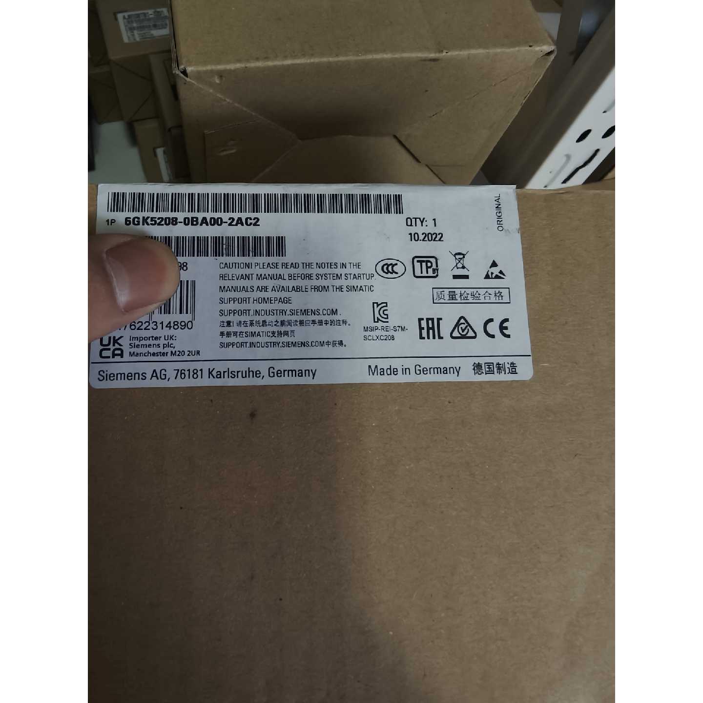 议价西门zi原装模块型号6GK52080BA002AC2德