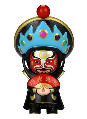 川剧变脸娃娃四川纪念品