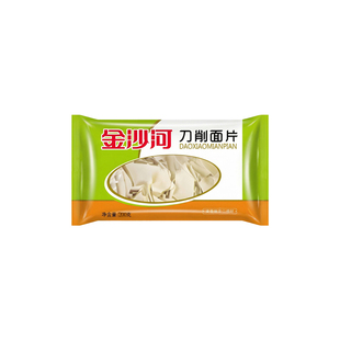 金沙河刀削面面片面叶 速食早餐面耐煮筋道不混汤揪面片200g/袋