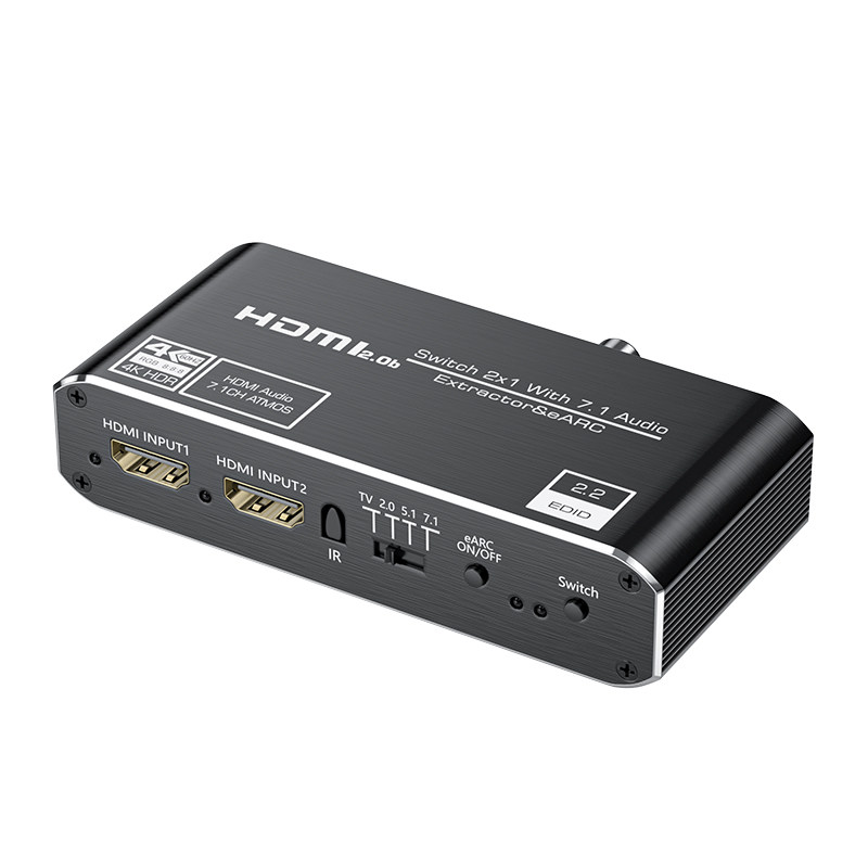 hdmi二进一出切换器2.1音频分离