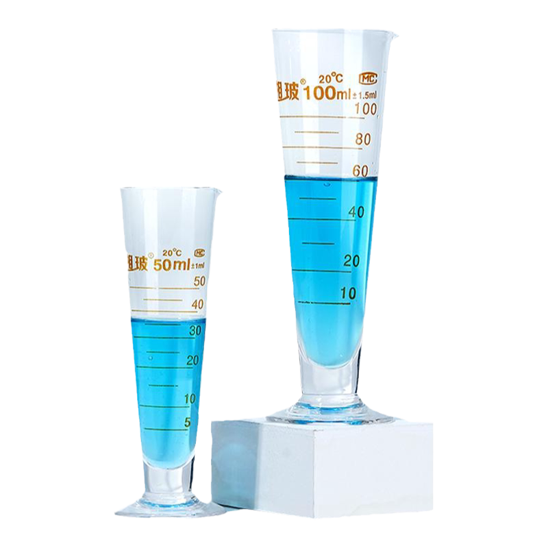 Labshark玻璃三角量杯大容量刻度