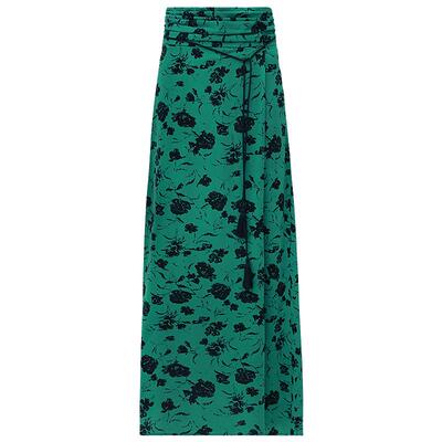 COCOBELLA流苏飘带印花半身裙