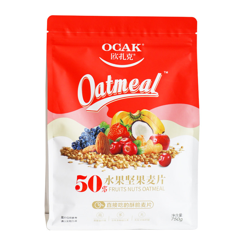 欧扎克50%水果坚果麦片