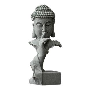 禅意摆件茶室桌面释迦牟尼佛佛像摆件佛说艺术装饰礼物禅意工艺品