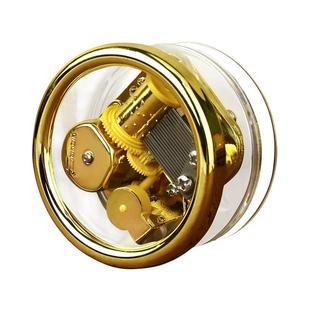 苏民峰推荐铜金属发条式音乐盒天空之城千与千寻风水八音盒摆件