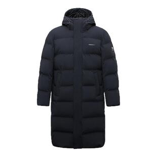 HLA/海澜之家东方空间系列董事长推荐保暖白鸭绒长款羽绒服男