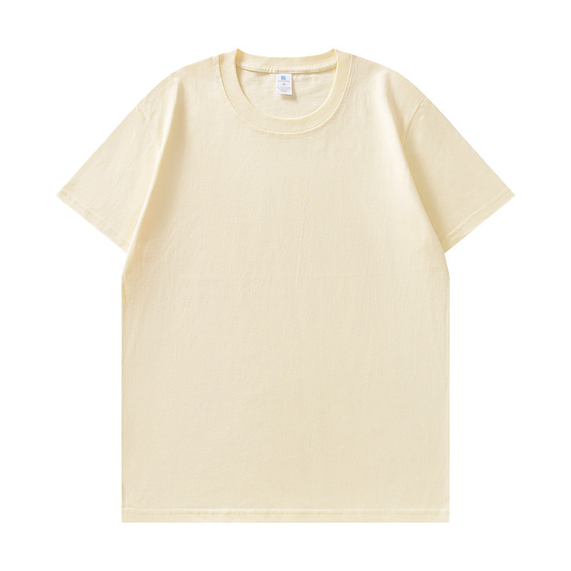 Montagut梦特娇新疆棉圆领刺绣短袖男士正肩半袖2026夏季打底衫