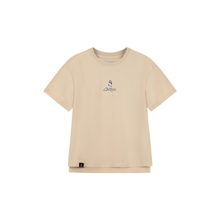 暇步士童装儿童凉感短袖t恤2025夏季新款男童防晒圆领衫女童上衣