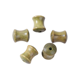 天然檀木鸡翅木桶珠竹节散珠diy佛珠手串配件复古直桶珠服饰辅料