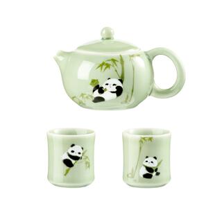 故宫淘宝|熊猫墨宝茶具茶杯礼盒博物馆文创茶杯乔迁新婚生日礼物