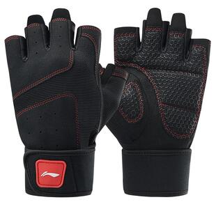 李宁健身护手套男运动器械训练撸铁单杠护手腕防滑引体向上防起茧