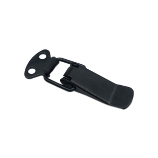 金属黑色搭扣箱包扣工具箱锁扣卡扣锁弹簧鸭嘴扣黑色小锁扣锁鼻