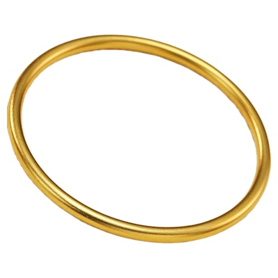 金包银古法传承素圈女款手镯款实心圈住安康可送生日礼首饰不掉色