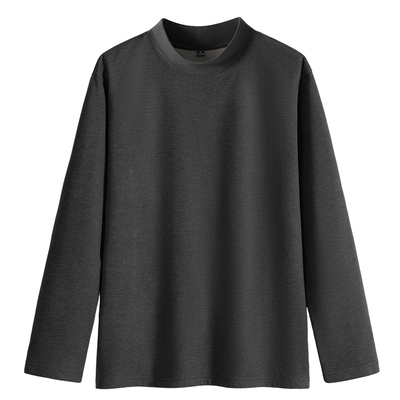 NN真维斯蚕丝羊毛绒打底衫男款