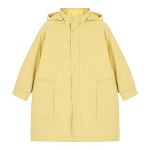 OLAMIMI定制 冬季 亲子 中性款 两色冲锋衣保暖中长款羽绒服外套