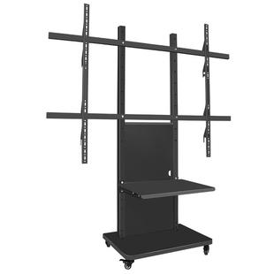 75/80/100/120英寸激光电视屏幕落地移动推车短焦投影仪主机支架