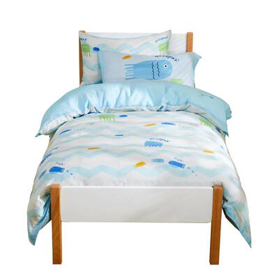 水星家纺儿童60支天丝贡缎套件