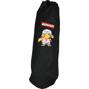 双翘板滑板包单肩双肩包加宽背带长板舞板加厚防水背包大小鱼背袋