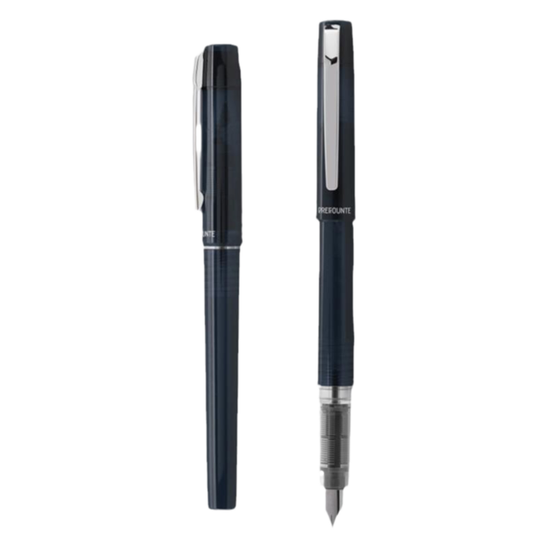 【官方专卖店】PLATINUM/白金 PPF-800钢笔学生专用练字钢笔套装 透明示范钢笔墨囊可替换儿童小学生钢笔