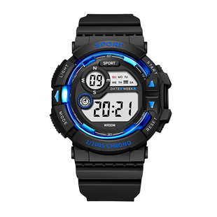 电子手表男款学生表初中高中闹钟青少年夜光运动多功能女孩儿童表