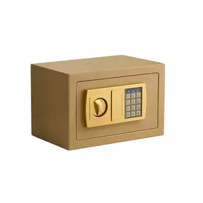 小型家用电子密码保险箱全钢防盗双钥匙保管箱保险柜男女孩存钱箱