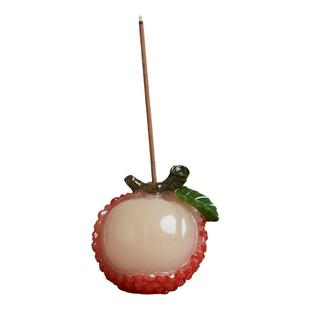 荔枝香插摆件家用室内线香卧室沉香底座檀香薰炉香器茶宠摆件茶道